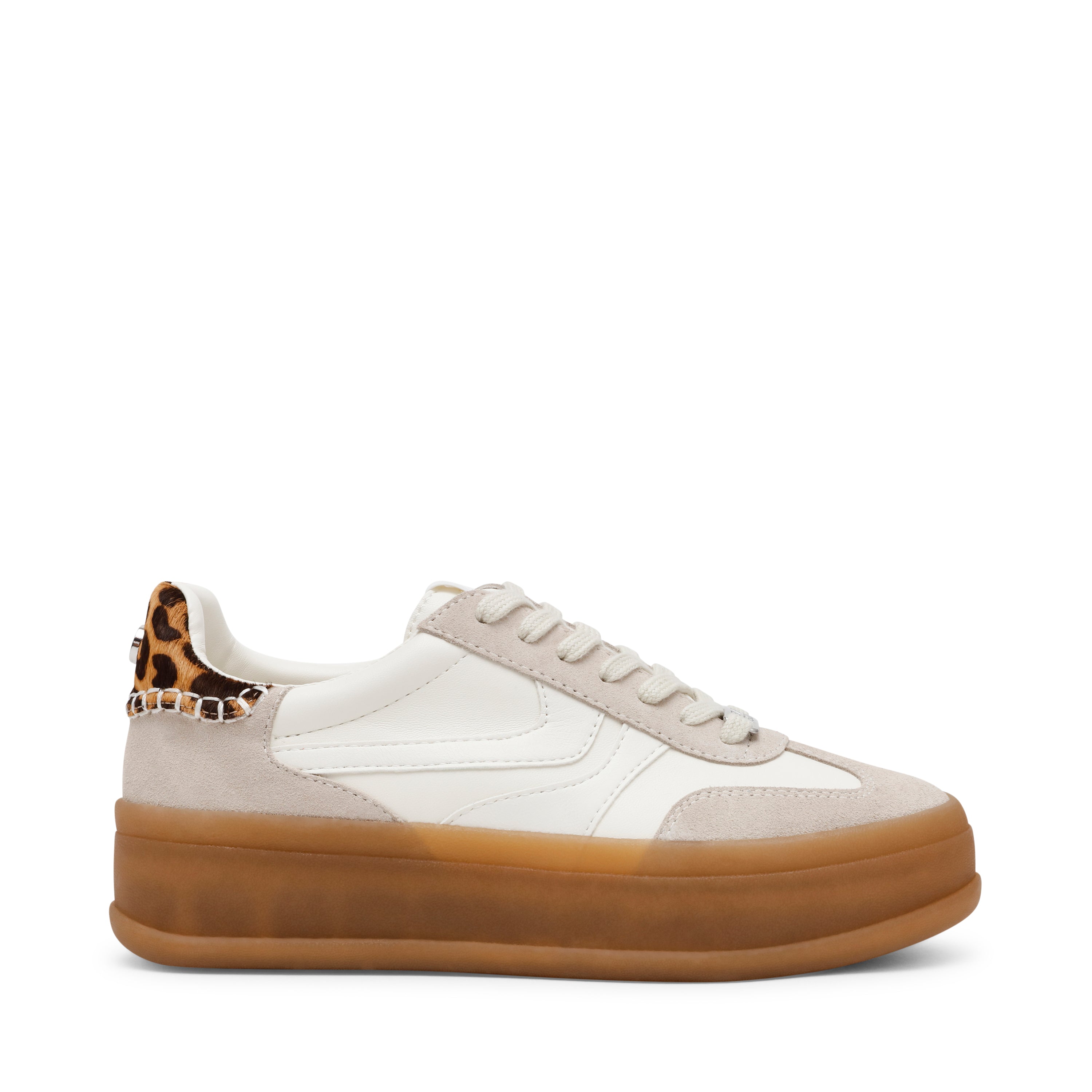 Tenis Off-Track Blanco y leopardo