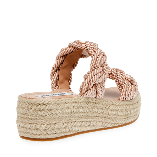 Sandalias De Plataforma Olsen Beige