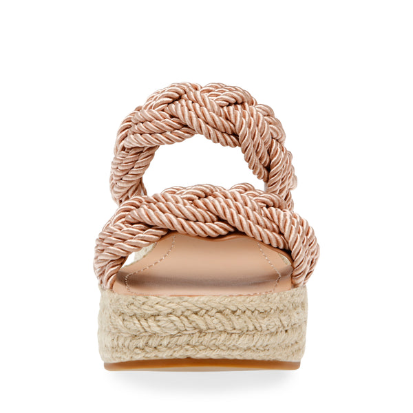 Sandalias De Plataforma Olsen Beige