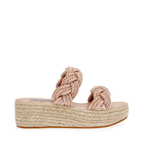 Sandalias De Plataforma Olsen Beige