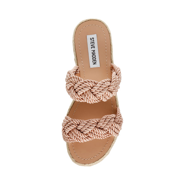 Sandalias De Plataforma Olsen Beige