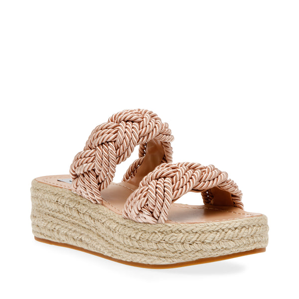 Sandalias De Plataforma Olsen Beige