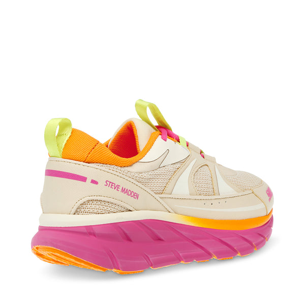 Tenis Propel 2 Naranjados Con Fucsia