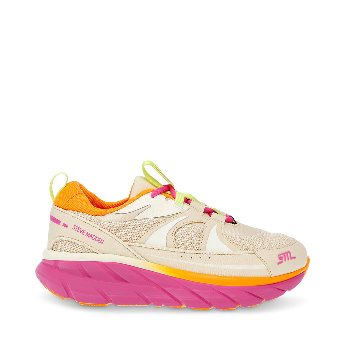 Tenis Propel 2 Naranjados Con Fucsia