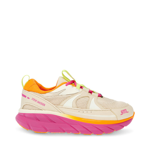 Tenis Propel 2 Naranjados Con Fucsia