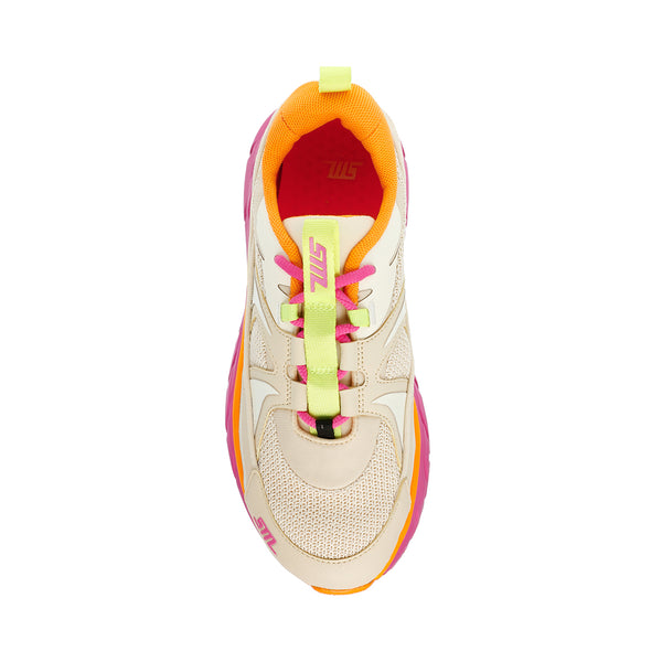 Tenis Propel 2 Naranjados Con Fucsia