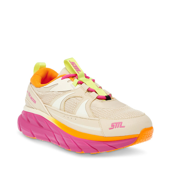 Tenis Propel 2 Naranjados Con Fucsia