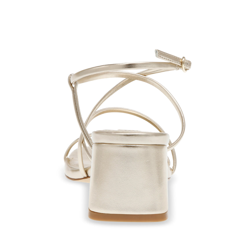 Sandalias de tacón Remmi Doradas