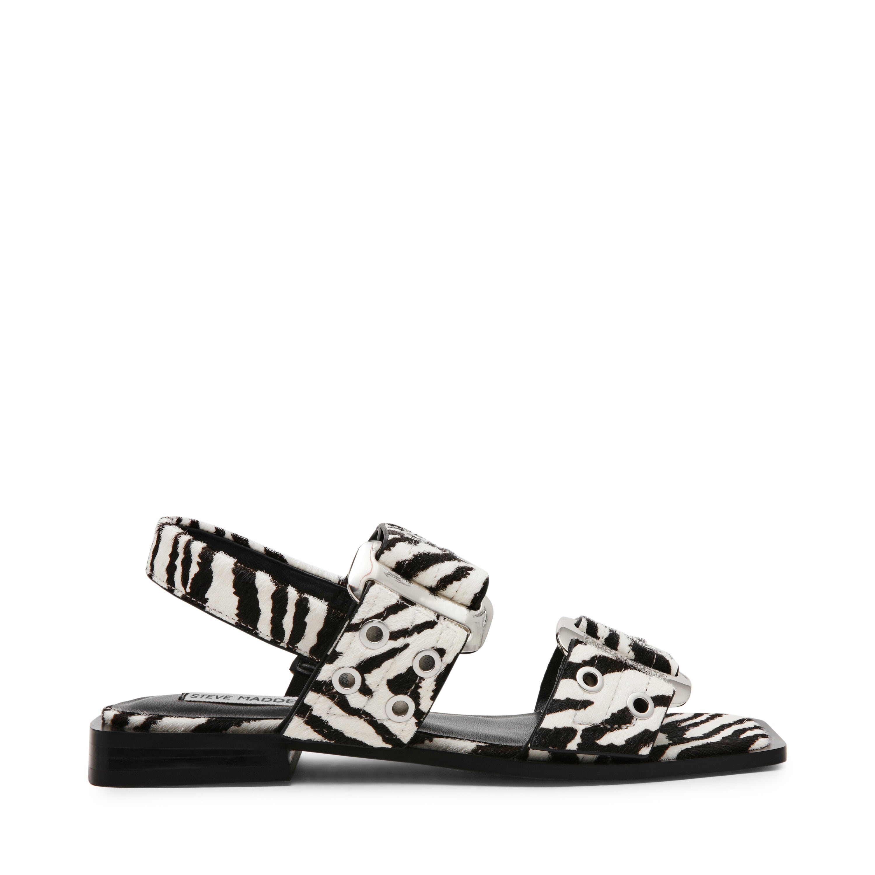 Sandalias Saria-L Negro Con Blanco