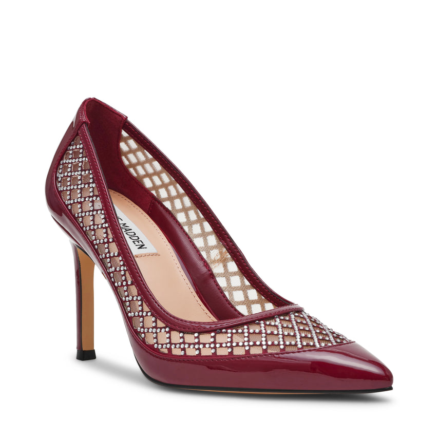 Tacones Stiletto Saxxon Vinotinto