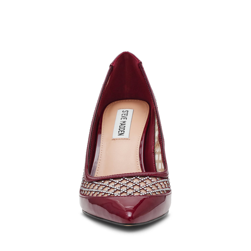Tacones Stiletto Saxxon Vinotinto