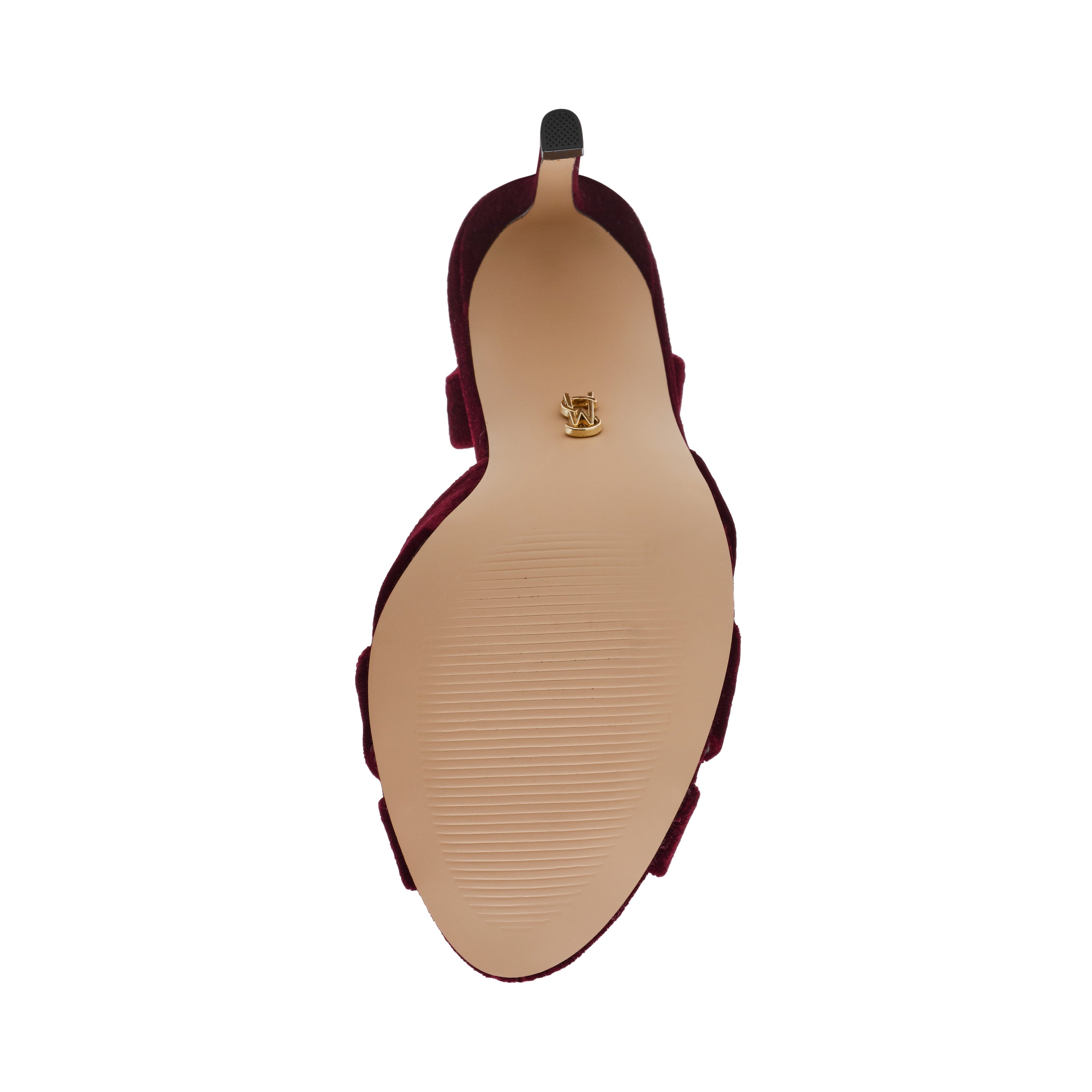 Sandalias de tacón Trophies Vinotinto