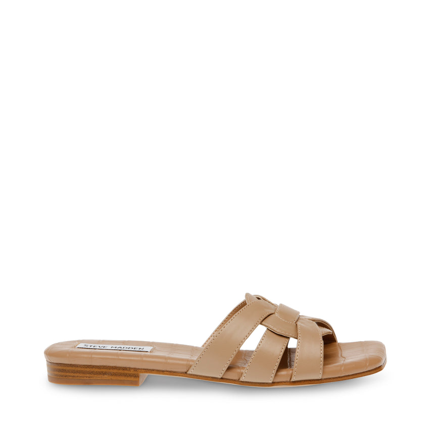 Sandalias Planas Vcay Beige
