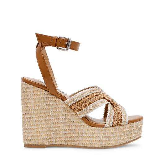 Sandalias de plataforma Vickie café