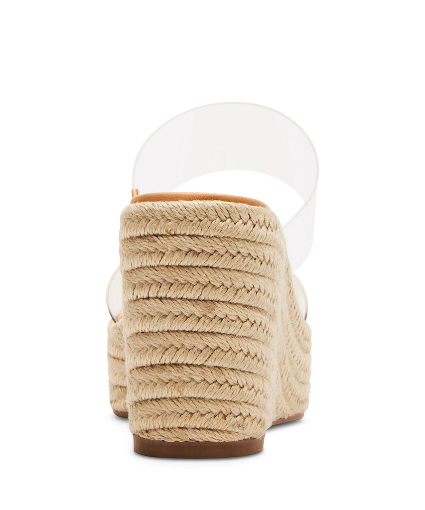 Sandalias de plataforma vision transparente