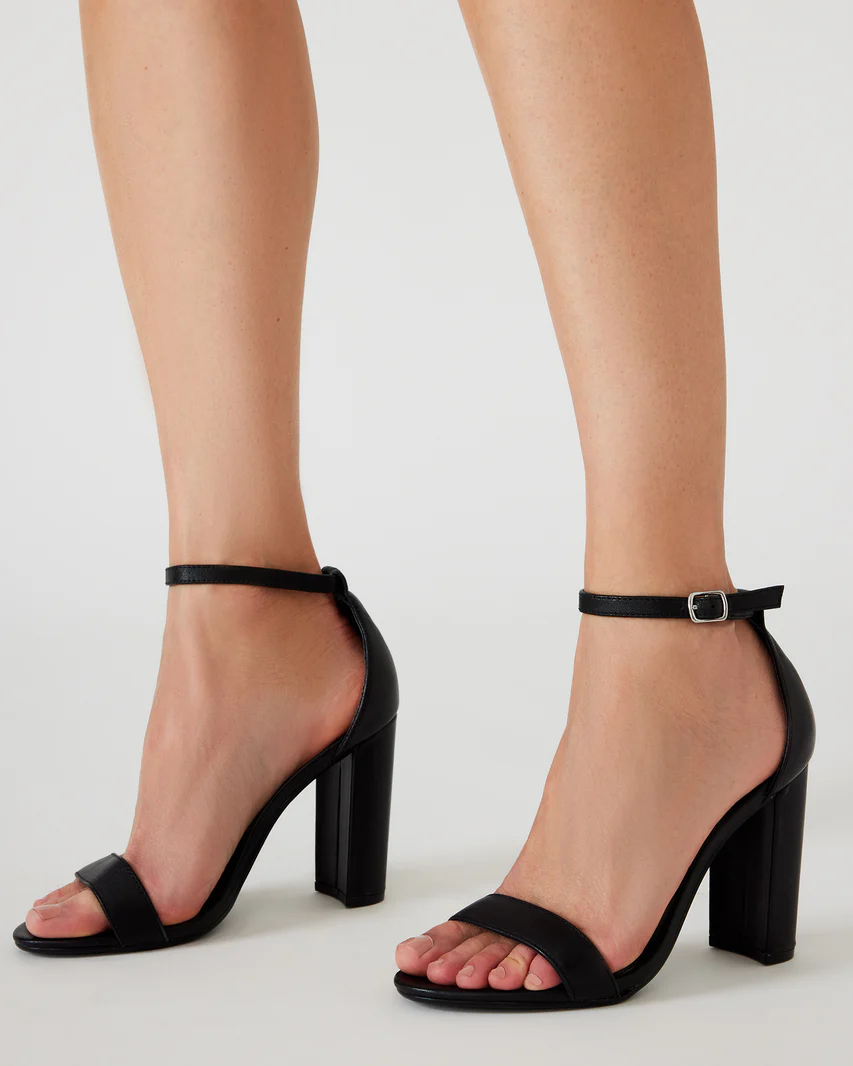 Sandalias Forever 21 Negras Sandalias De Tacón Carrson Negro Mujer