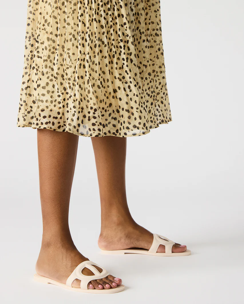 Sandalias Planas Jellie Beige - view 2
