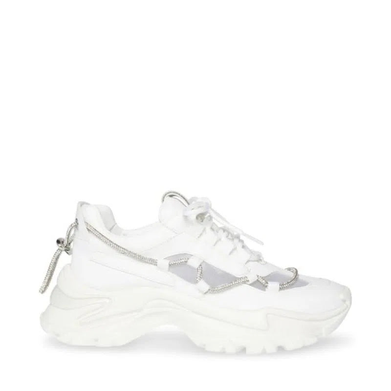 Tenis de plataforma blancos shop