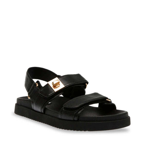 Sandalias Planas Mona Negras